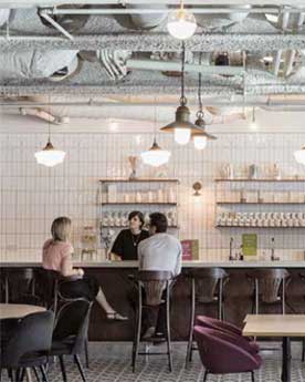 Image of people in coffee shop